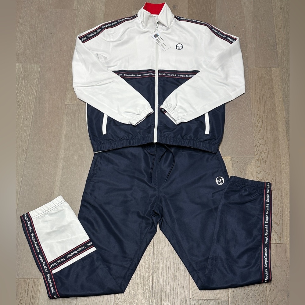 Sergio Tachini Sweatsuit Slim Fit Large Mens. New with Tags